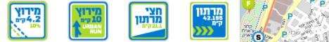 מסלולי מרתון ג'ילט תל אביב 2012